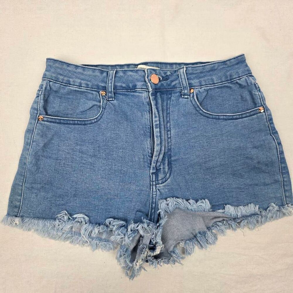 Forever 21 Distressed Denim Shorts Womens 27